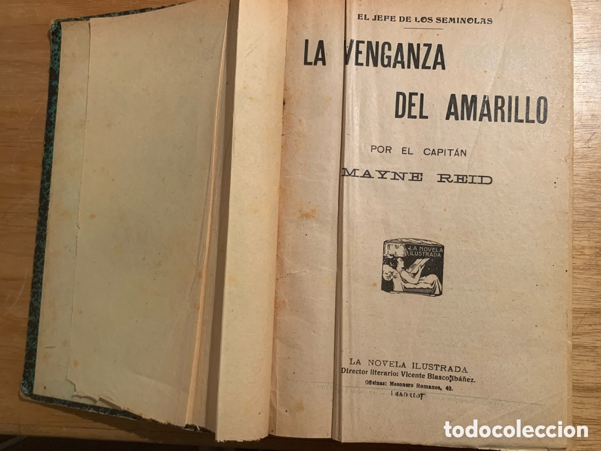Libros antiguos: La novela ilustrada. Mayne Reid - Foto 3