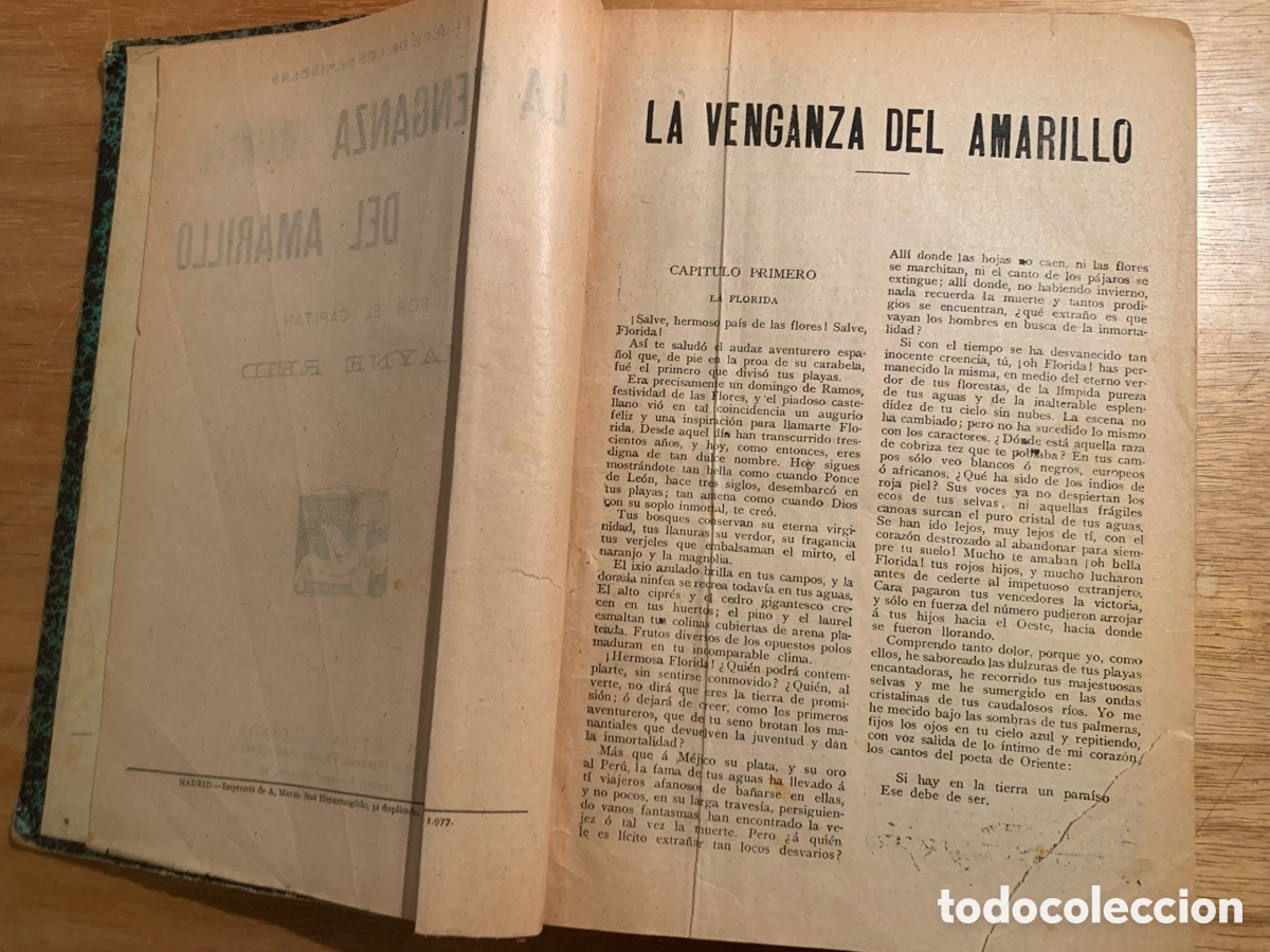Libros antiguos: La novela ilustrada. Mayne Reid - Foto 4