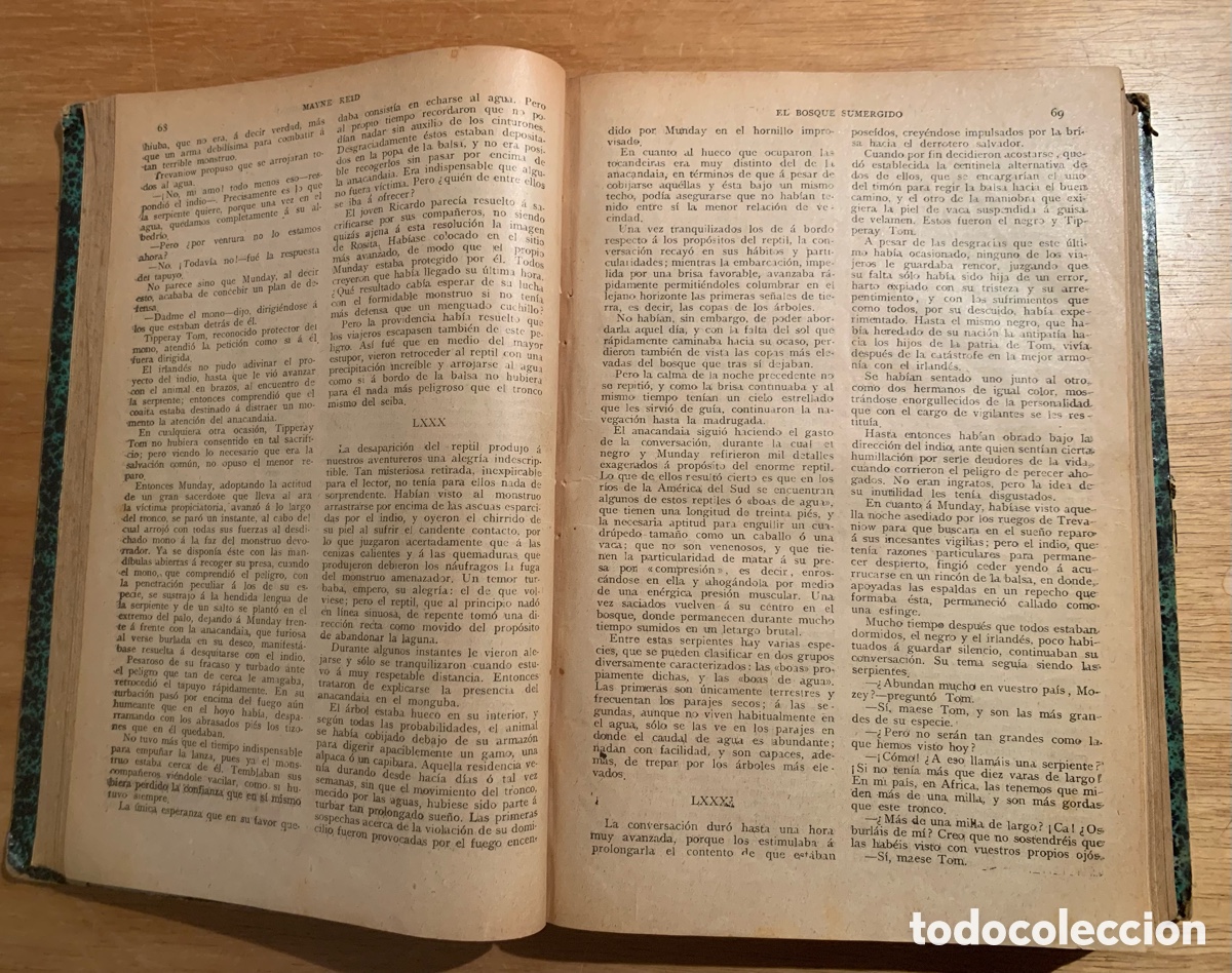 Libros antiguos: La novela ilustrada. Mayne Reid - Foto 5