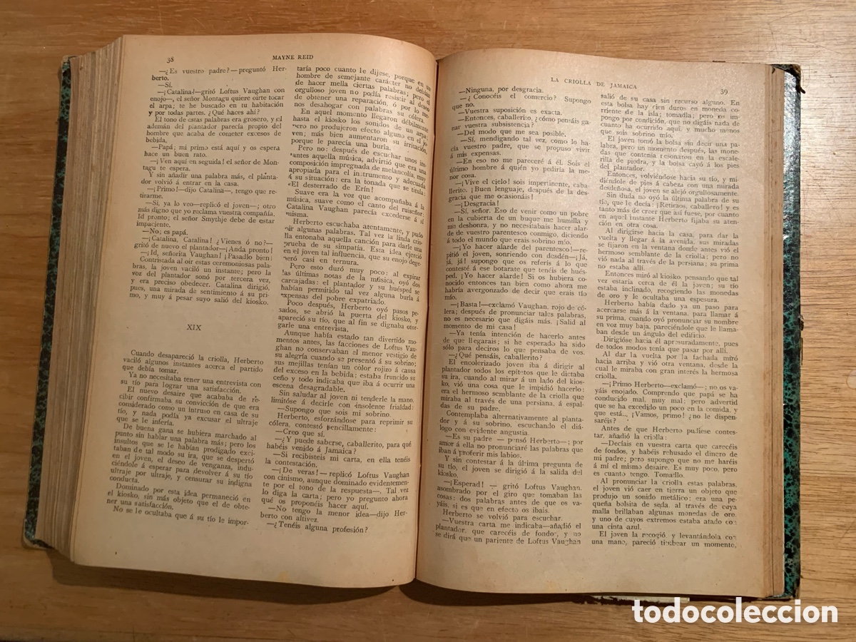 Libros antiguos: La novela ilustrada. Mayne Reid - Foto 7