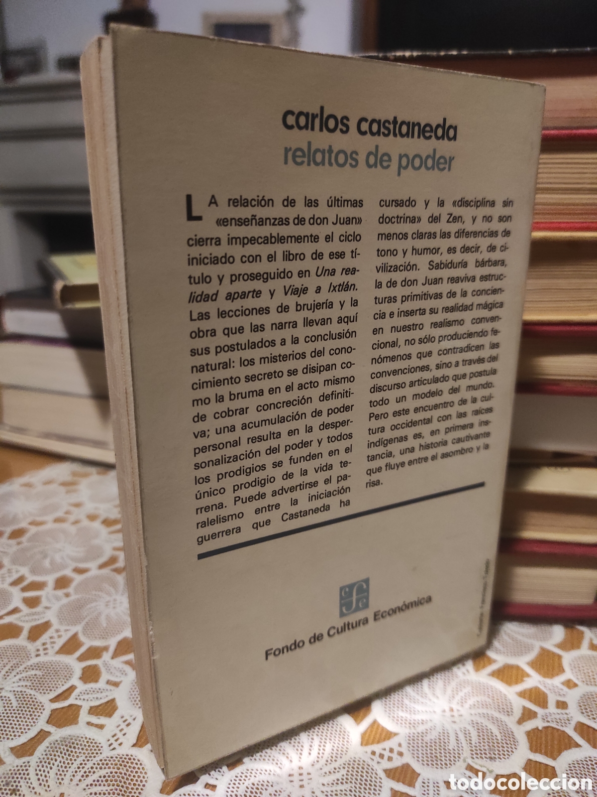 Libros antiguos: CARLOS CASTANEDA, RELATOS DE PODER. COLECCION FCE POPULAR - Foto 2