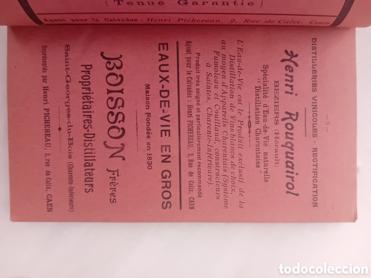 Libros antiguos: syndicat du commerce en gros Caen 1909 - Foto 6