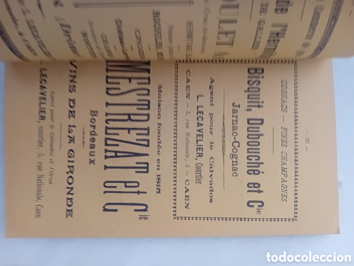 Libros antiguos: syndicat du commerce en gros Caen 1909 - Foto 7