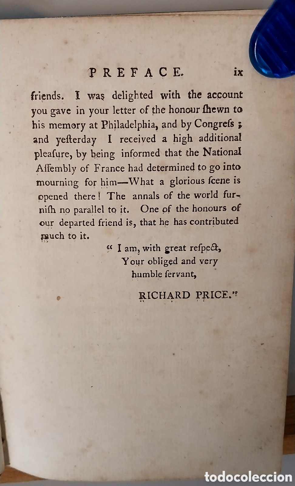 Libros antiguos: BENJAMIN FRANKLIN - WORKS . Second Edition . 1793 - Foto 12