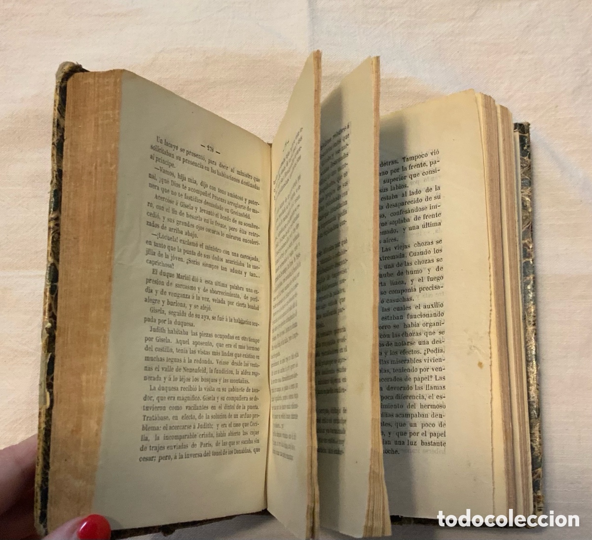 Libros antiguos: Gisela, condesa del imperio. E. Marlitt. 1874 - Foto 5