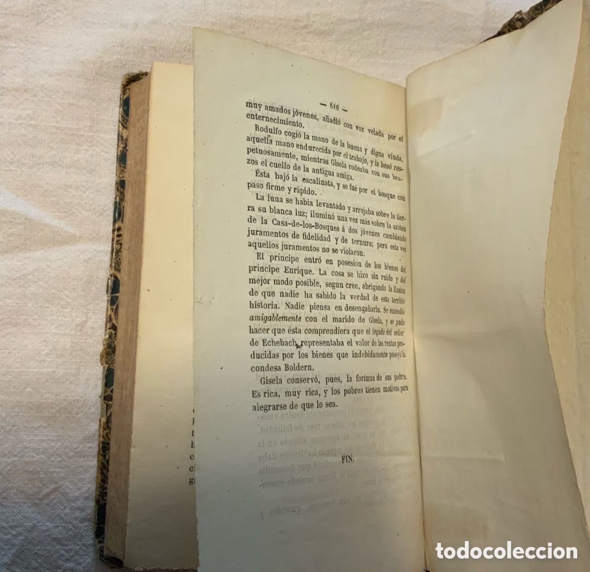 Libros antiguos: Gisela, condesa del imperio. E. Marlitt. 1874 - Foto 6