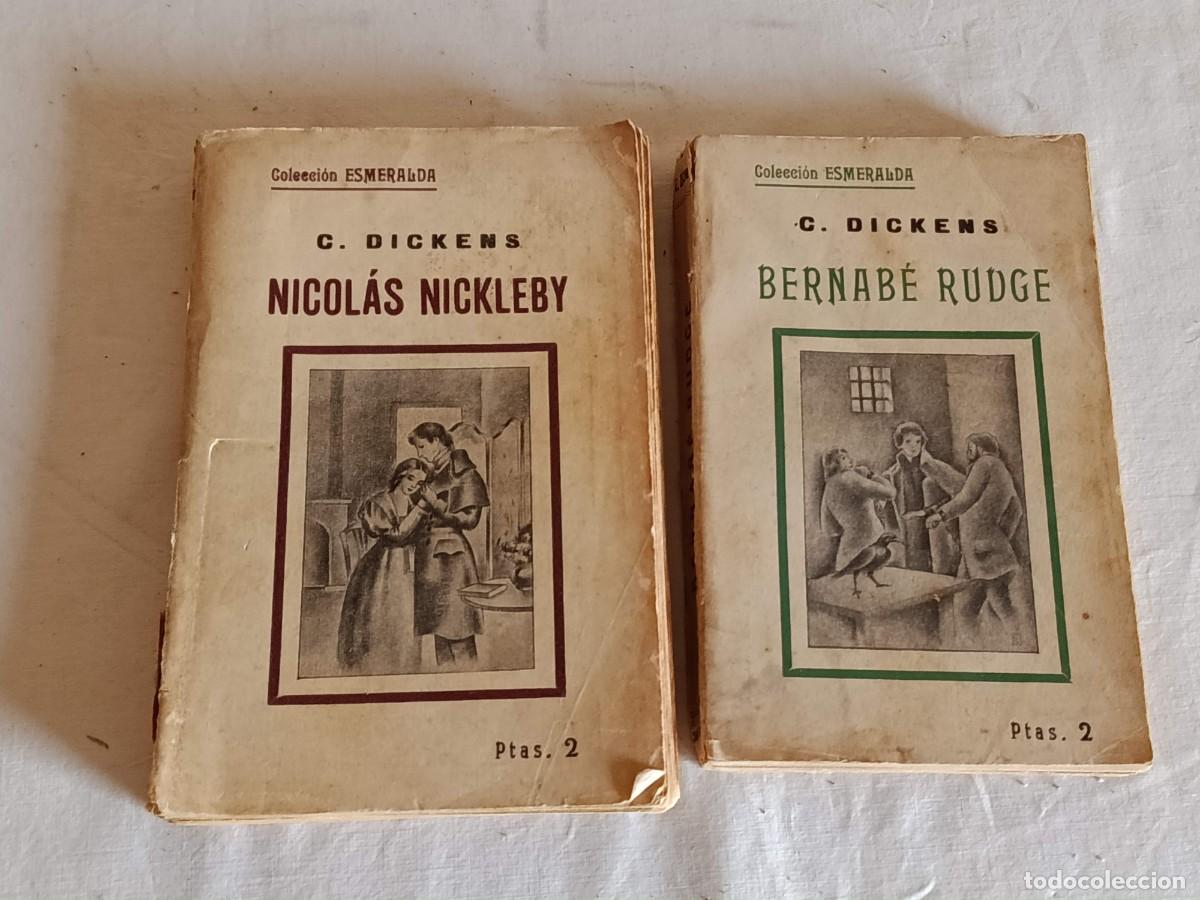 Libros antiguos: 2 libros Charles Dickens colecci&oacute;n esmeralda - Foto 1