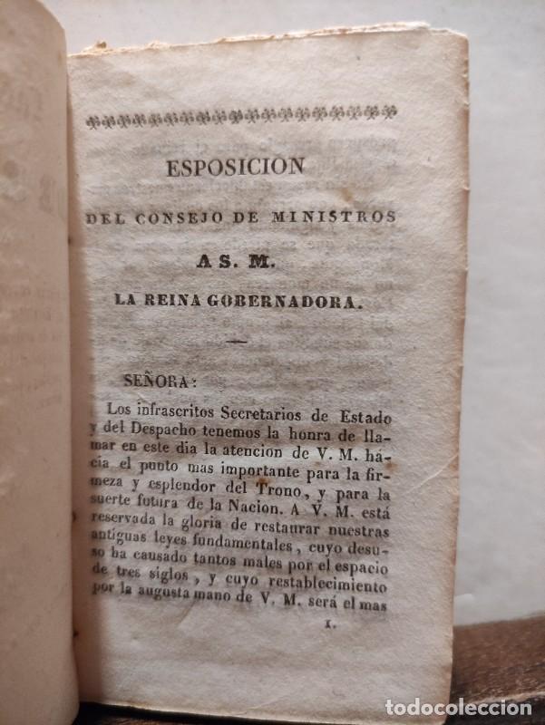 Libros antiguos: LAS CORTES DE ESPA&Ntilde;A - IMPR. DE A. BERGNES Y COMP. - 1834 - Foto 4