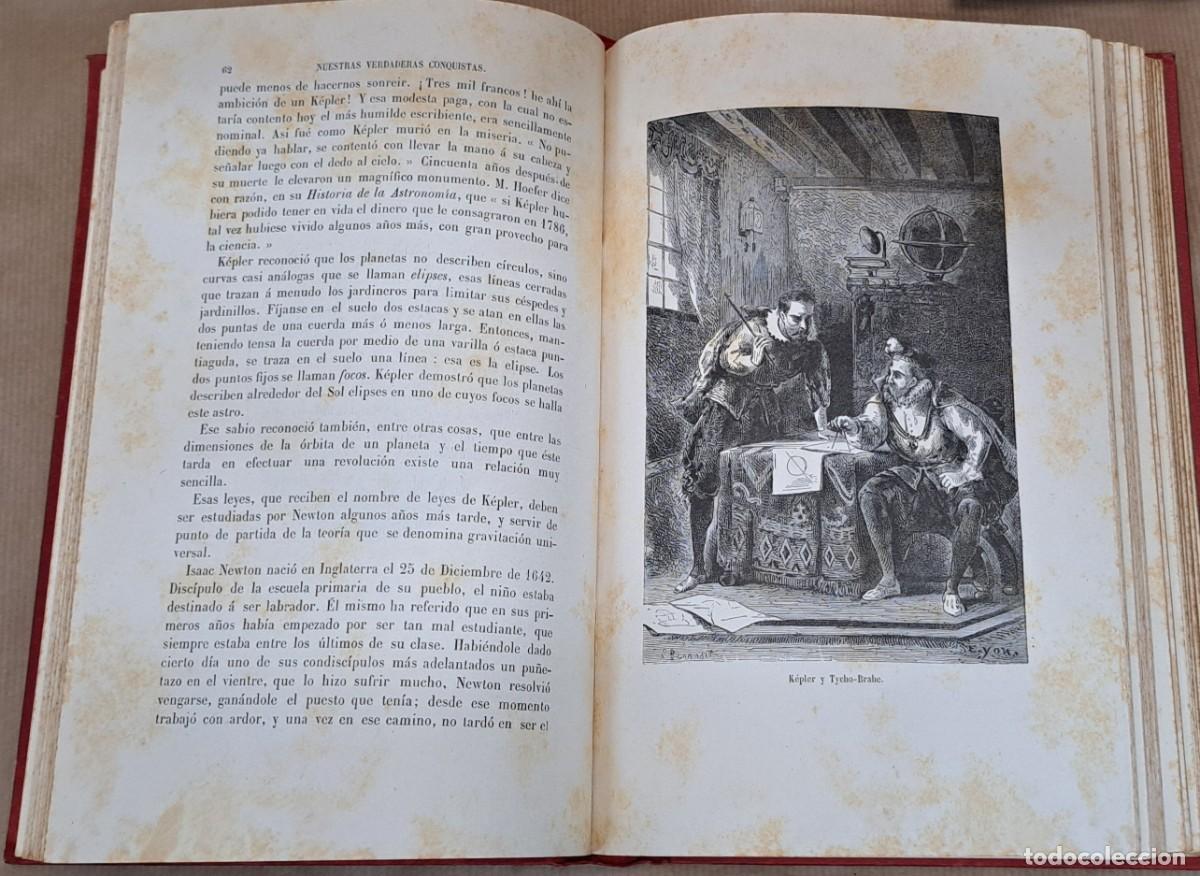 Libros antiguos: Nuestras verdaderas conquistas, Albert Levy. A&ntilde;o 1887 - Foto 4