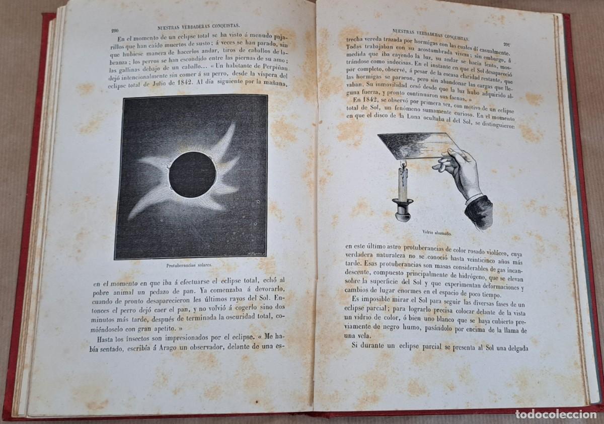 Libros antiguos: Nuestras verdaderas conquistas, Albert Levy. A&ntilde;o 1887 - Foto 8