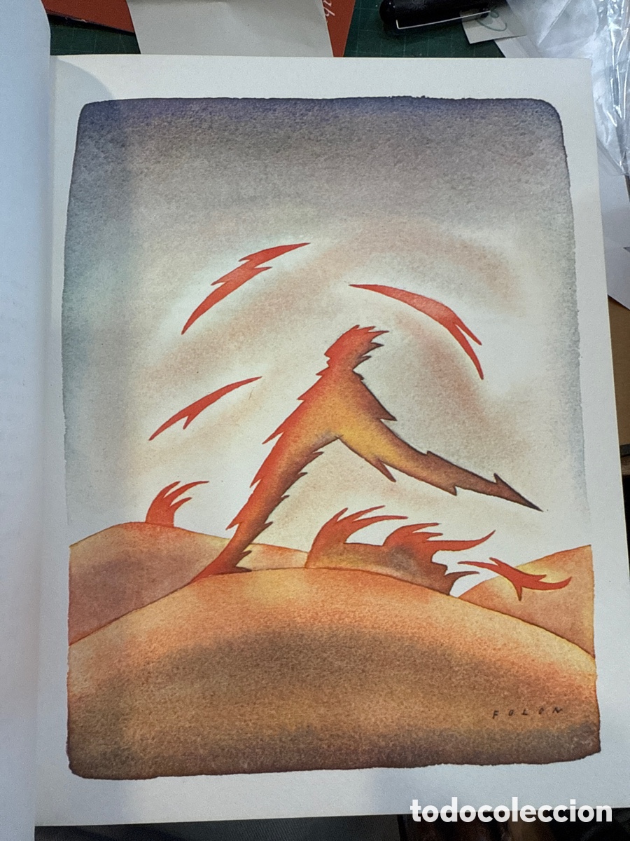 Libros antiguos: PR&Eacute;VERT, Jacques. Oeuvres / aquarelles de Folon - Foto 8