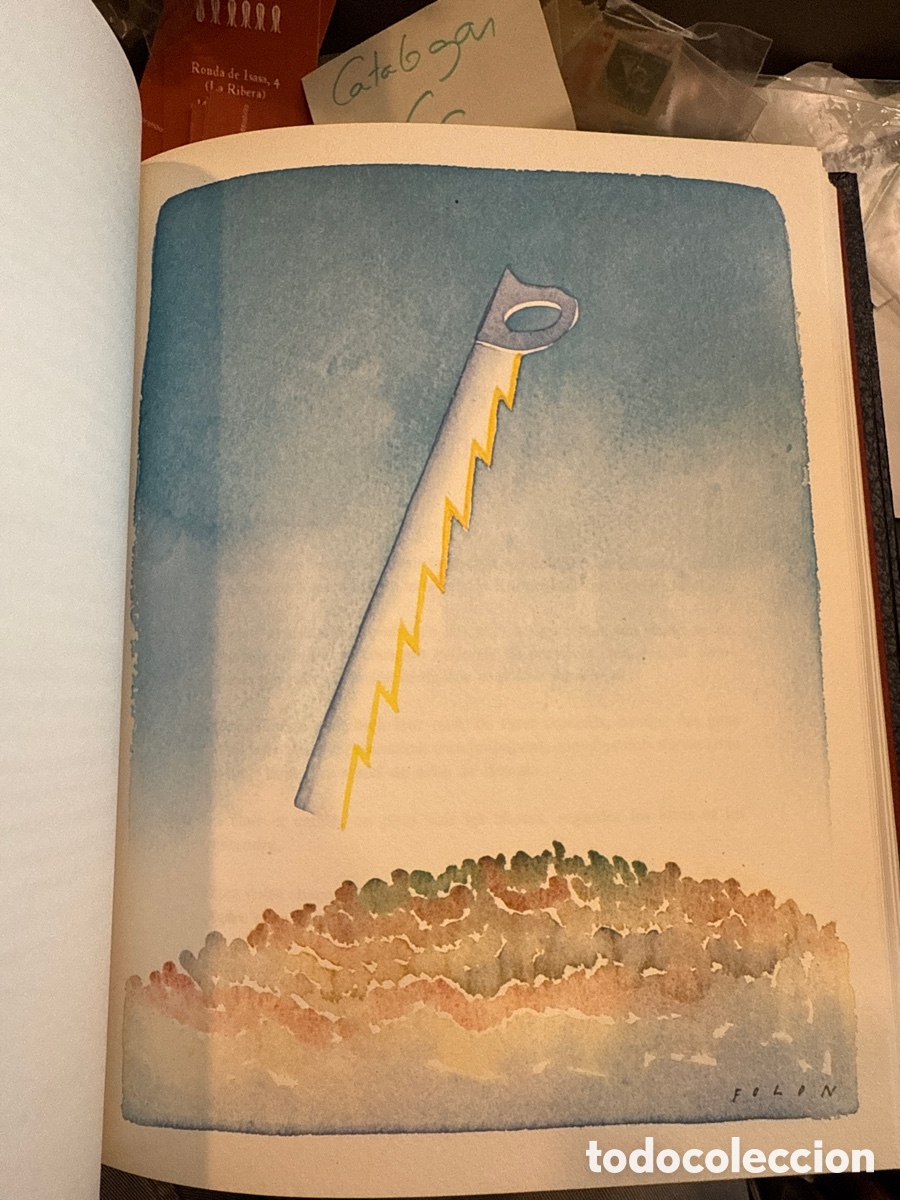 Libros antiguos: PR&Eacute;VERT, Jacques. Oeuvres / aquarelles de Folon - Foto 15