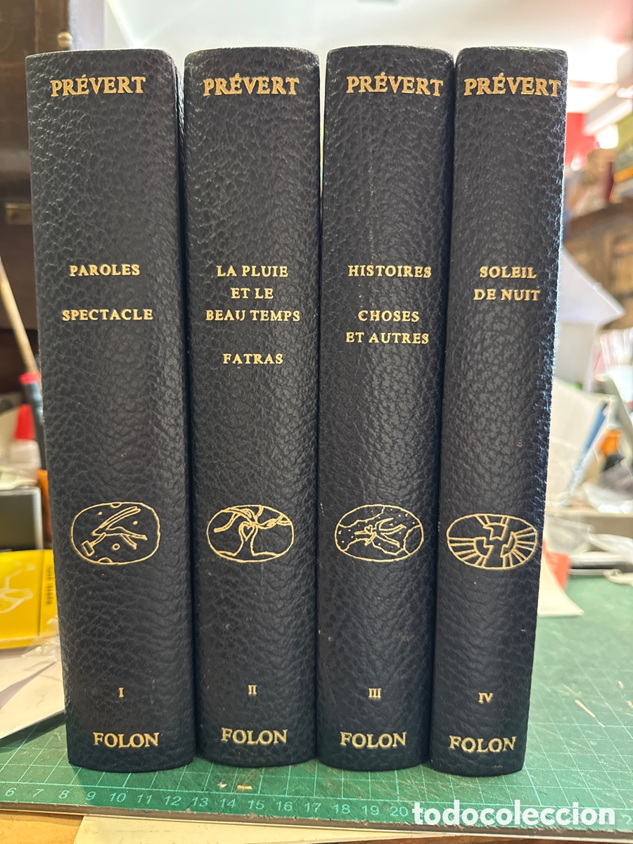 Libros antiguos: PR&Eacute;VERT, Jacques. Oeuvres / aquarelles de Folon - Foto 1