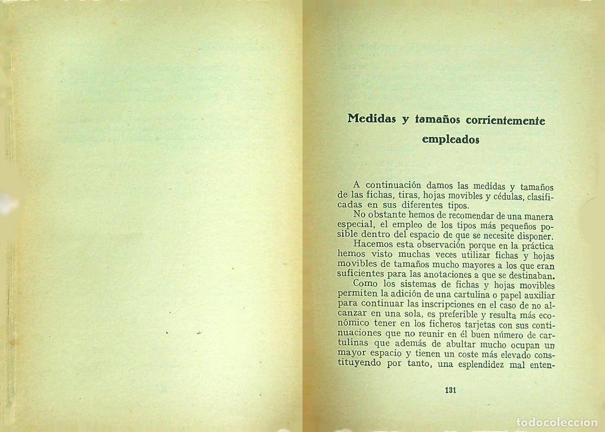 Libros antiguos: MANUAL PR&Aacute;CTICO LA FICHA - RAFAEL BORI - 1925 - Foto 3