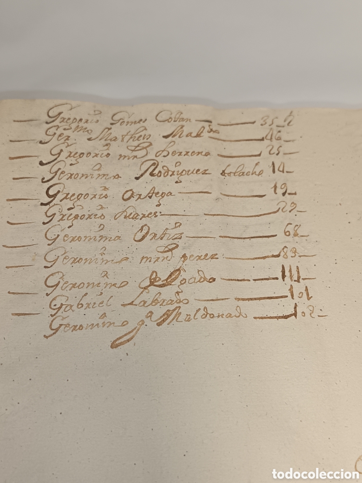 Libros antiguos: Libro manuscrito en pergamino &ndash; &ldquo;Libro de Restos&hellip; A&ntilde;o de 1708&rdquo; &ndash; - Foto 9