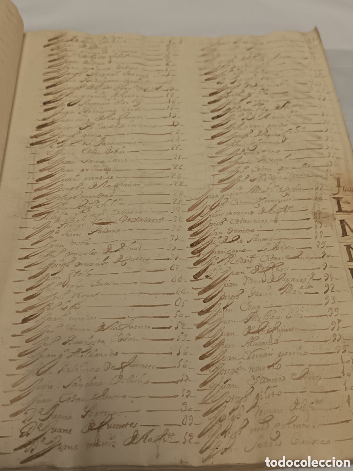 Libros antiguos: Libro manuscrito en pergamino &ndash; &ldquo;Libro de Restos&hellip; A&ntilde;o de 1708&rdquo; &ndash; - Foto 13