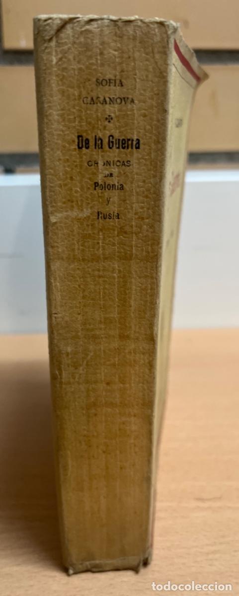 Libros antiguos: Casanova, Sof&iacute;a.- De la Guerra (Cr&oacute;nicas de Polonia y Rusia) - Foto 2