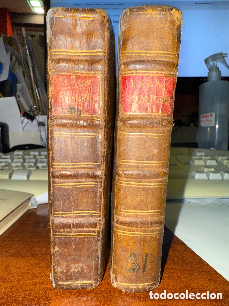 Libros antiguos: DUCHESNE. Compendio de la historia de Espa&ntilde;a (2t.) - Foto 1