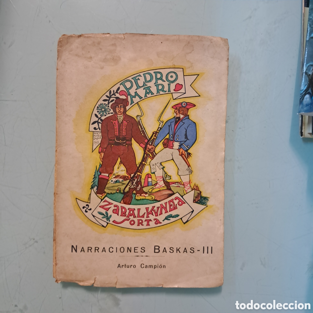Libros antiguos: Narraciones Baskas-III, Arturo Campion, - Foto 1