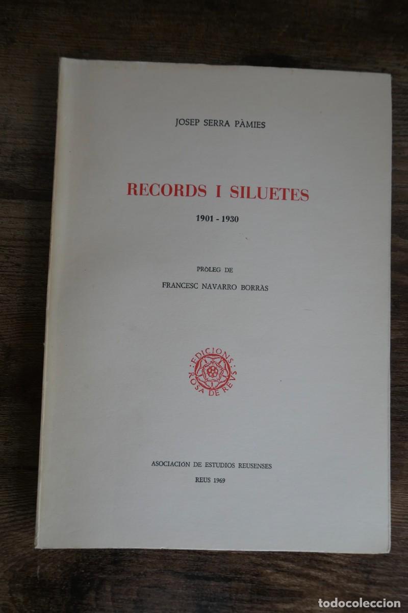 Libros antiguos: RECORDS I SILUETES -JOSEP SERRA 1969 - Foto 1