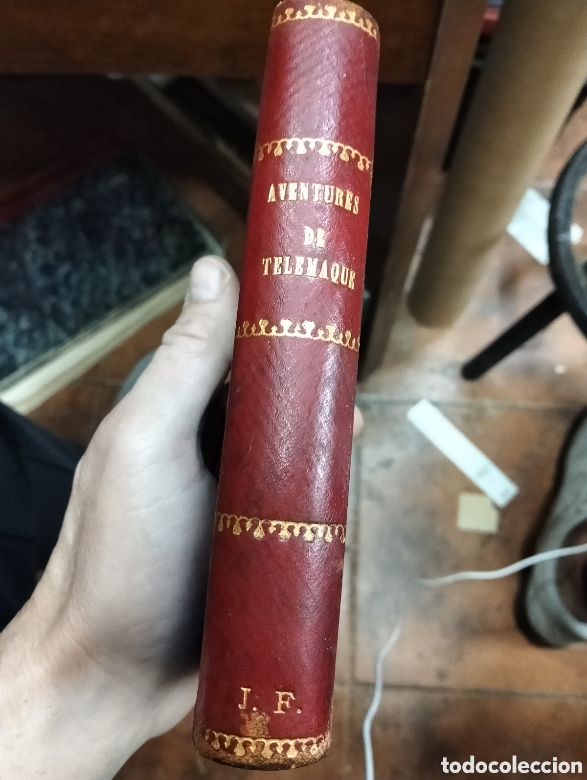 Libros antiguos: Les aventures de telemaque,fils d'ulysse,a avignon 1811,ilustrado