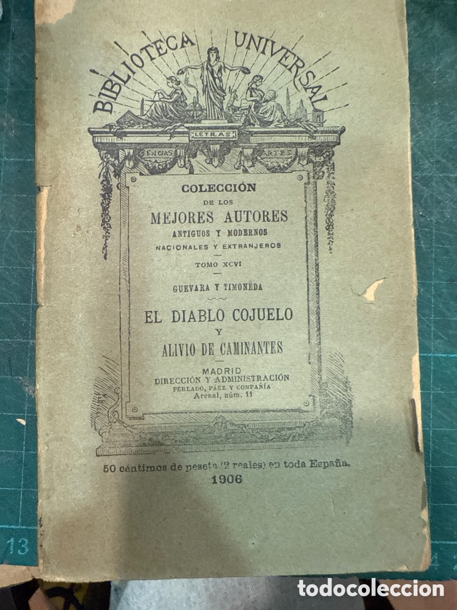 Libros antiguos: V&Eacute;LEZ DE GUEVARA. El diablo cojuelo - Foto 1