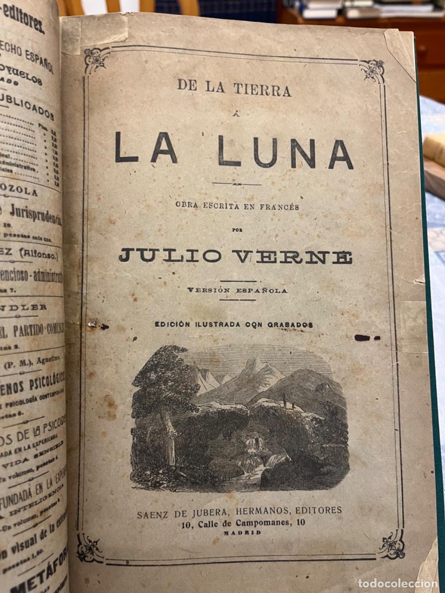 Libros antiguos: Obras de Julio Verne ( Ed. S&aacute;enz de Jubera) - Foto 5