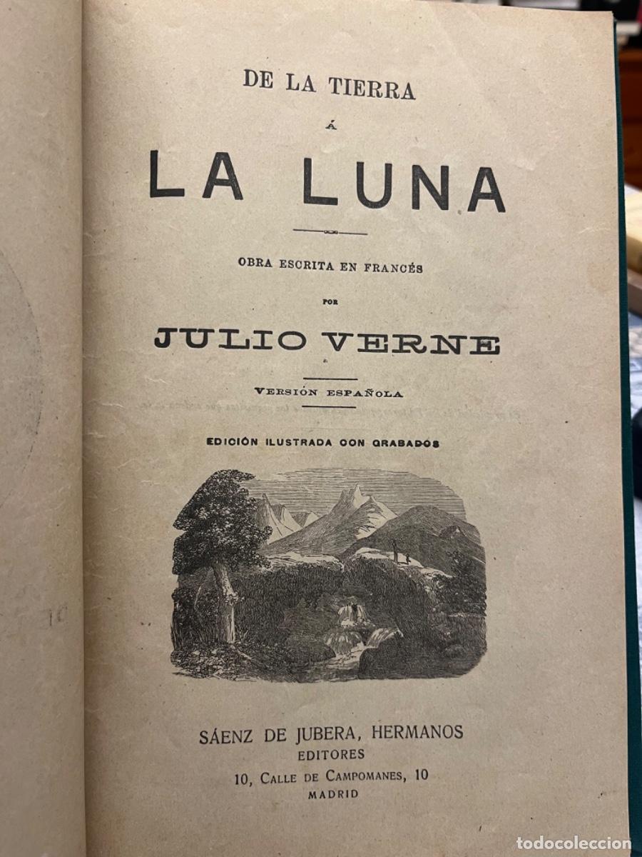 Libros antiguos: Obras de Julio Verne ( Ed. S&aacute;enz de Jubera) - Foto 6