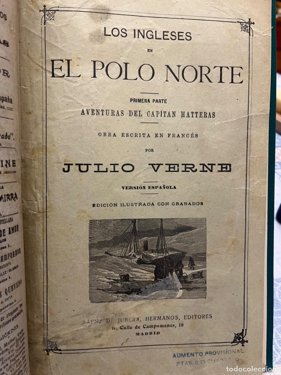 Libros antiguos: Obras de Julio Verne ( Ed. S&aacute;enz de Jubera) - Foto 8