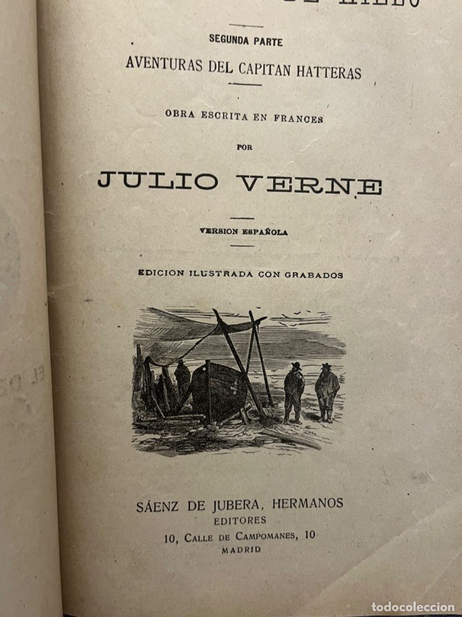 Libros antiguos: Obras de Julio Verne ( Ed. S&aacute;enz de Jubera) - Foto 11