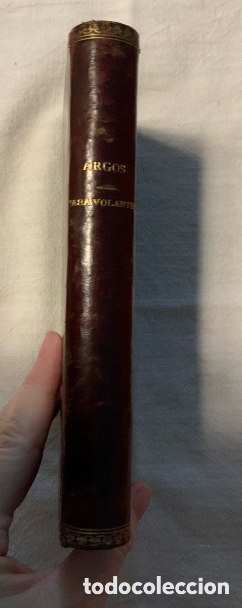 Libros antiguos: Pasavolantes por Argos. 1883 - Foto 2