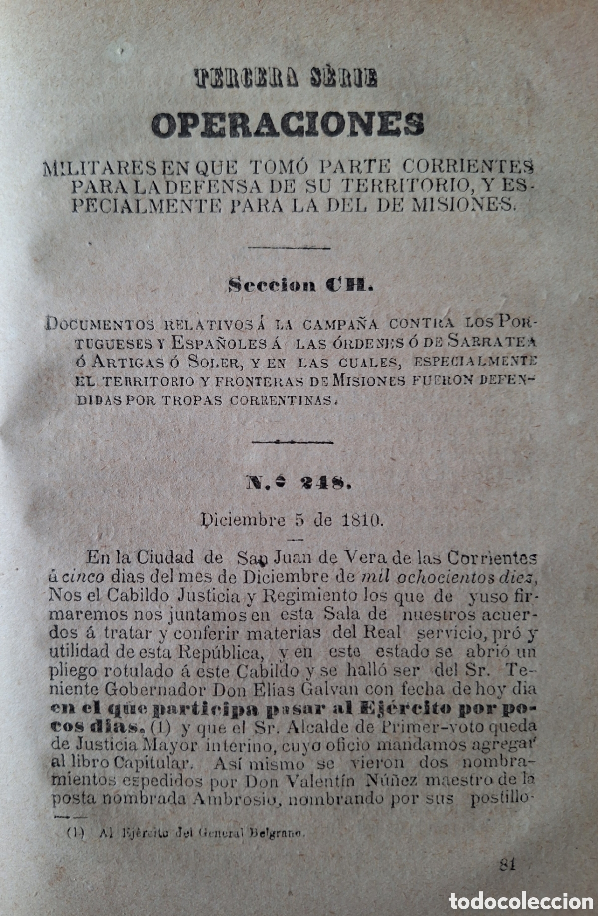 Libros antiguos: COLECCION DE 3 OBRAS DATOS Y DOCUMENTOS REFERENTES A MISIONES COMO INTEGRANTE DE CORRIENTES 1877 - Foto 17