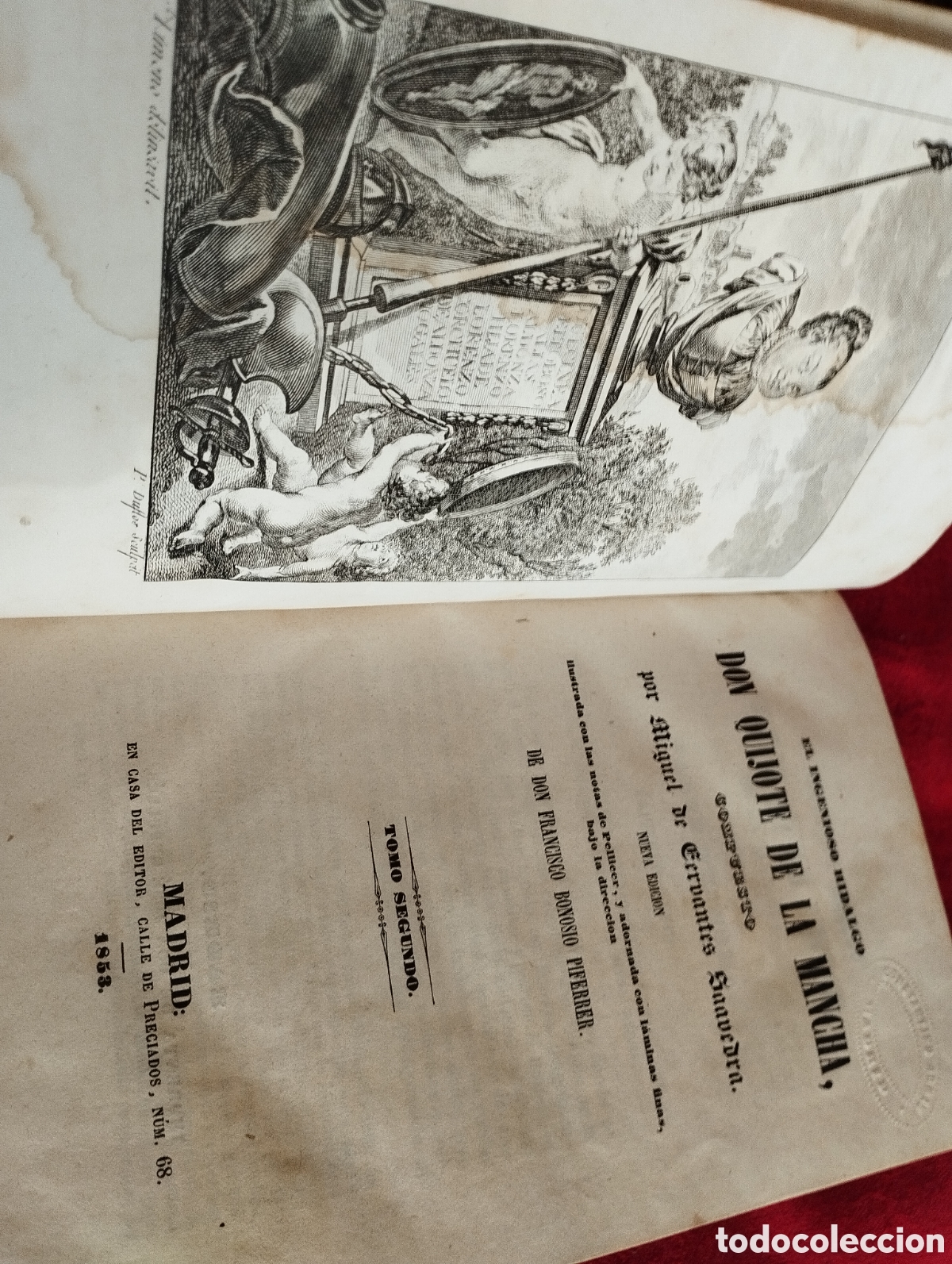 Libros antiguos: Tomos El Quijote 1845. - Foto 3