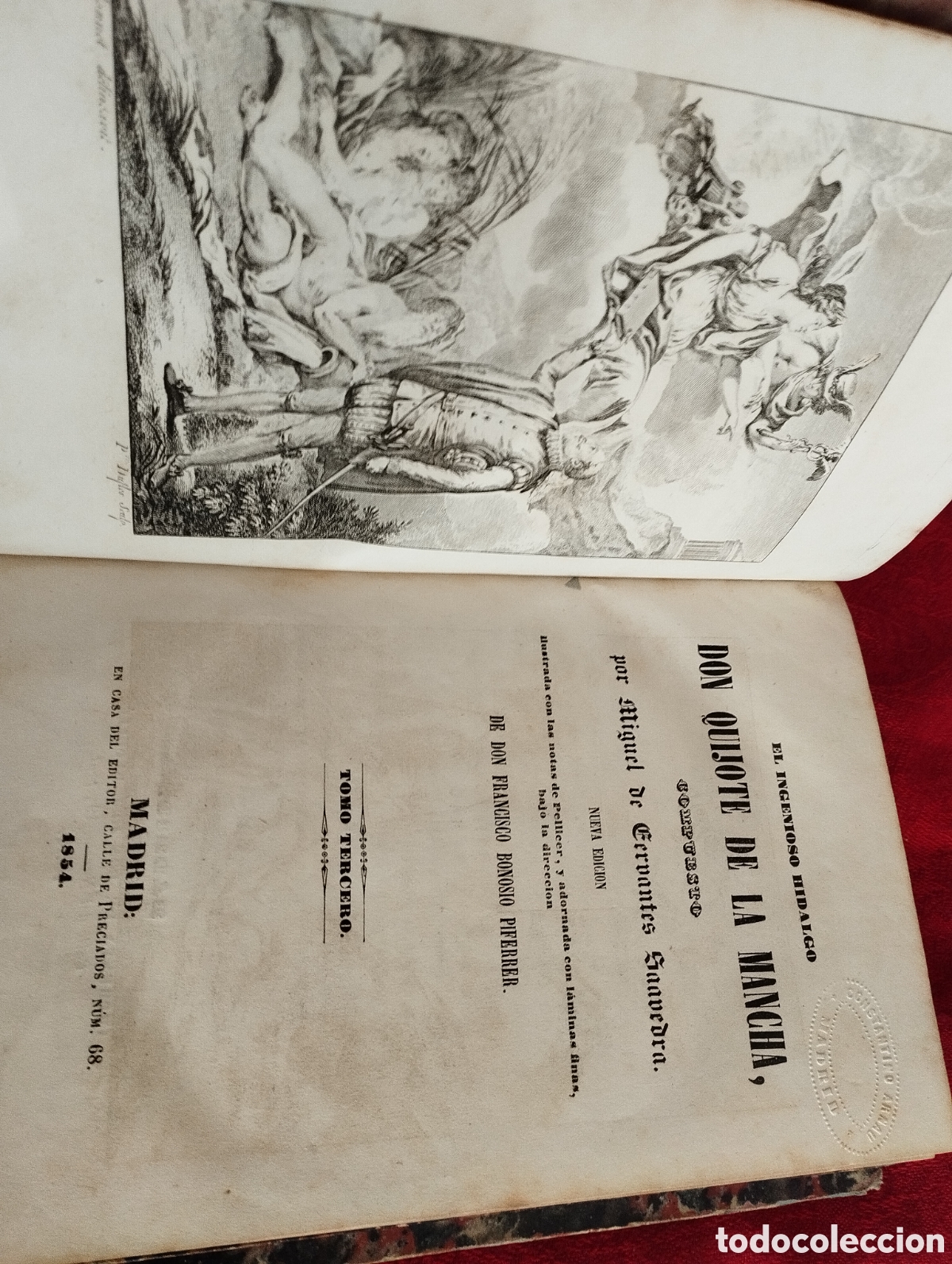 Libros antiguos: Tomos El Quijote 1845. - Foto 6