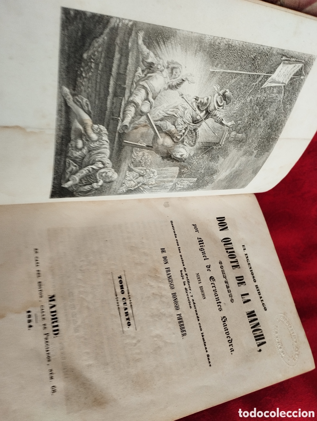 Libros antiguos: Tomos El Quijote 1845. - Foto 9