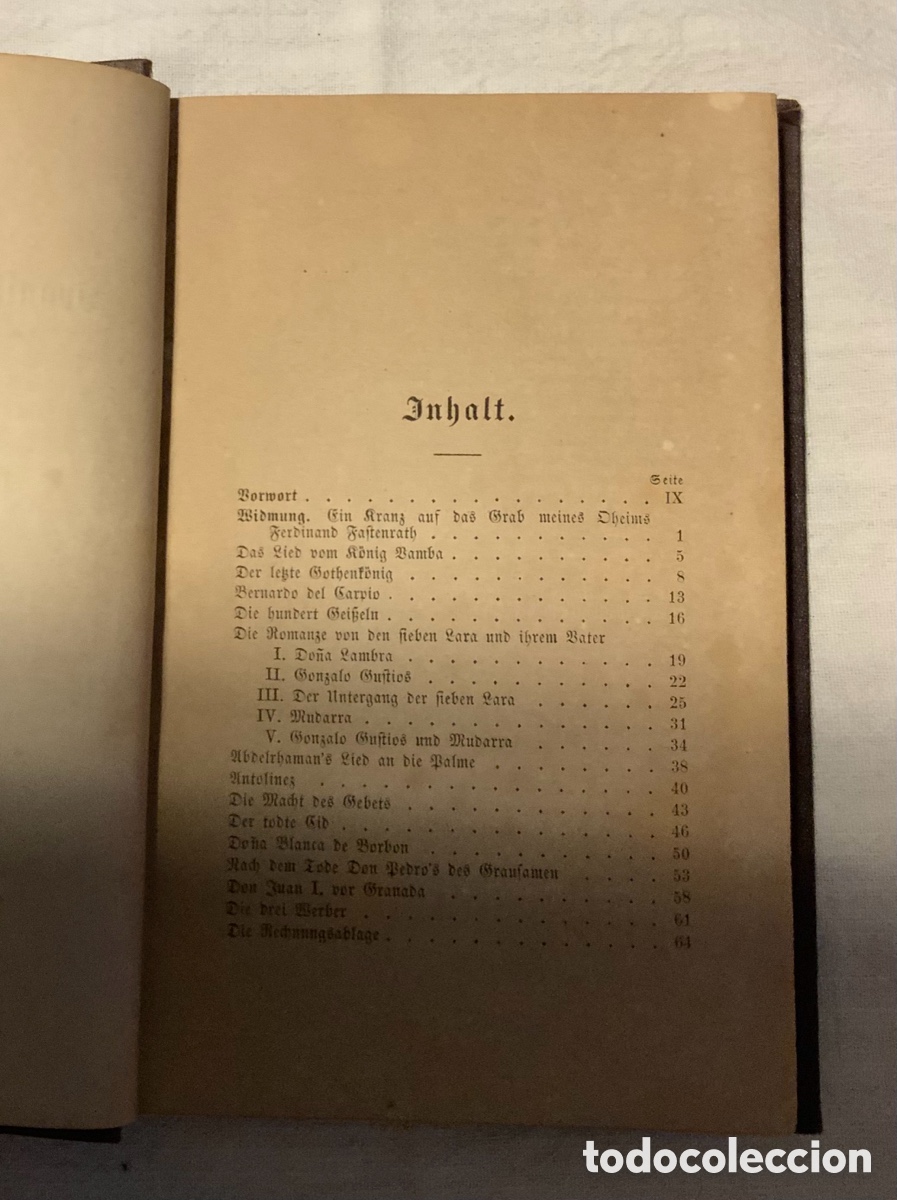 Libros antiguos: Ein Spanischer Romanzenstrau&szlig;. - Foto 4