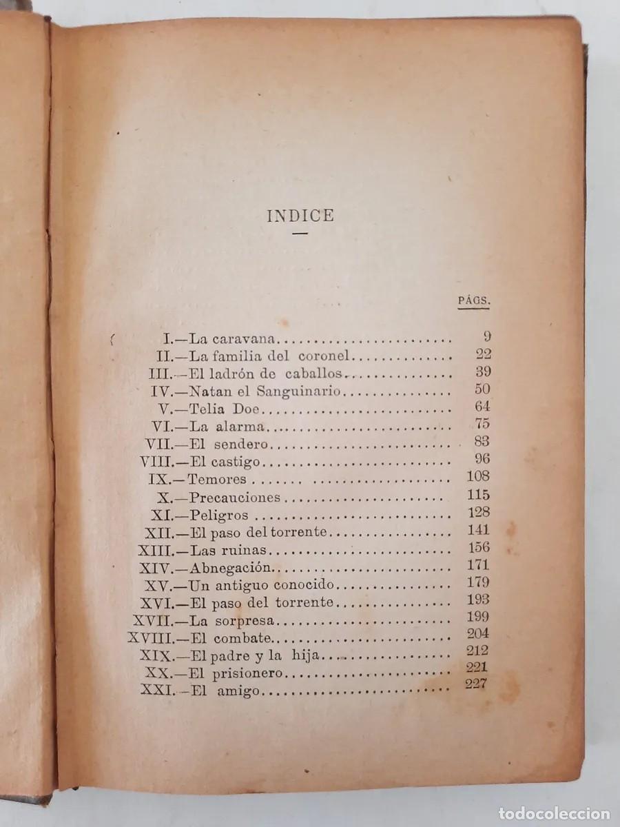 Libros antiguos: Roberto Montgomery Bird &mdash; El demonio de los bosques (1909) - LM - Foto 3