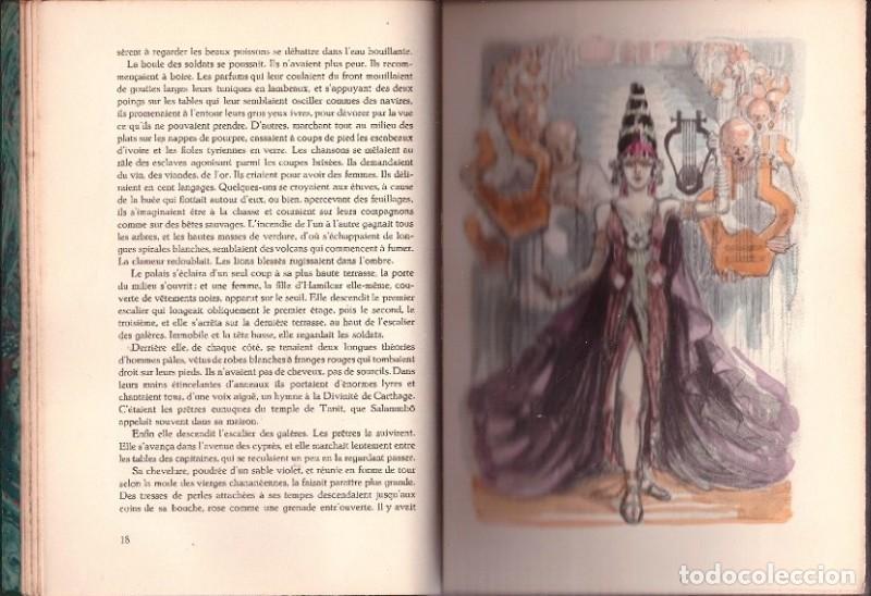 Libros antiguos: SALAMB&Ocirc; - Gustave Flaubert - 1931 - Ilustr. Philippe Swyncop - Foto 5