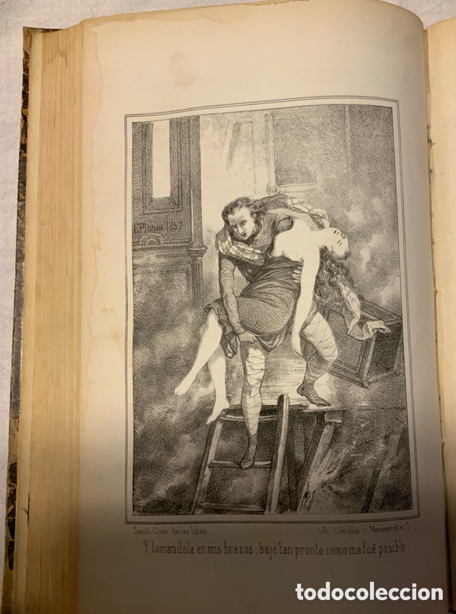 Libros antiguos: Saint-Clair de las islas. Isabel Helme. 1857 - Foto 5