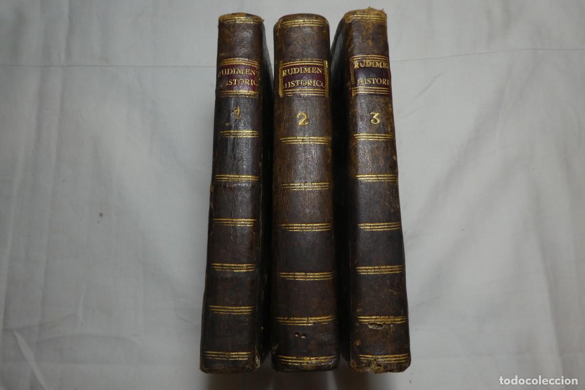 Libros antiguos: Rudimentos Hist&oacute;ricos 1787. - Foto 1
