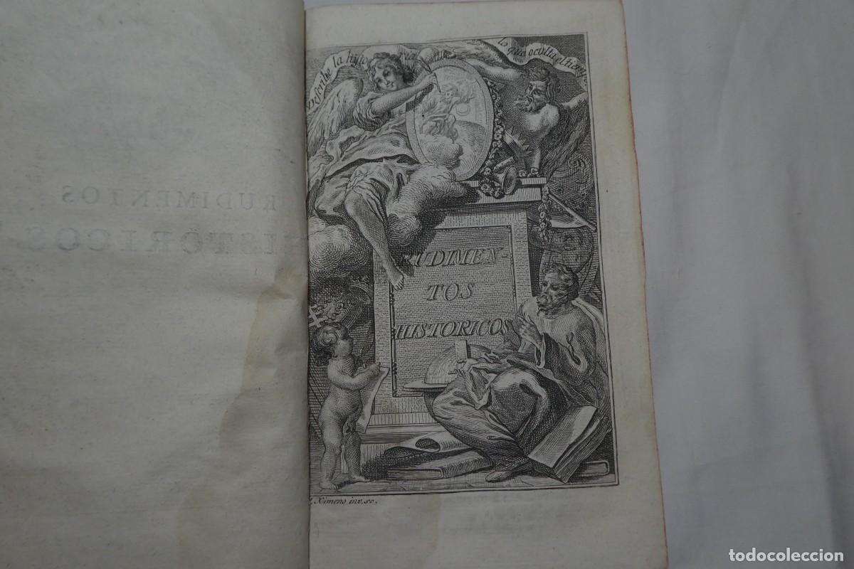 Libros antiguos: Rudimentos Hist&oacute;ricos 1787. - Foto 5
