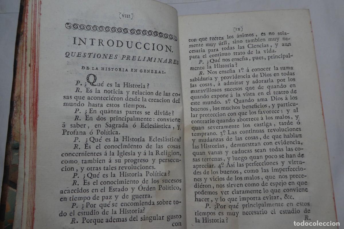 Libros antiguos: Rudimentos Hist&oacute;ricos 1787. - Foto 8
