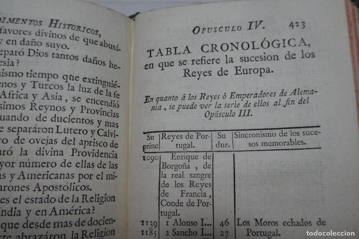 Libros antiguos: Rudimentos Hist&oacute;ricos 1787. - Foto 14