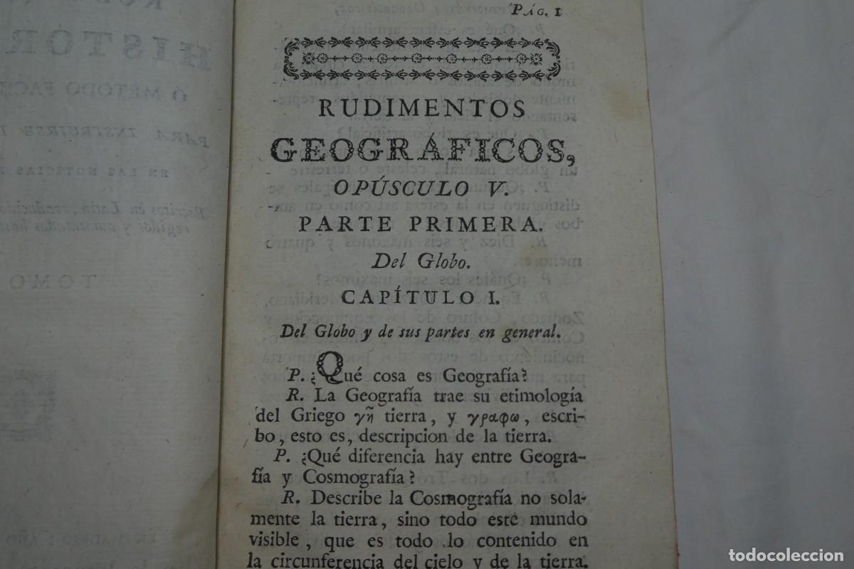 Libros antiguos: Rudimentos Hist&oacute;ricos 1787. - Foto 18