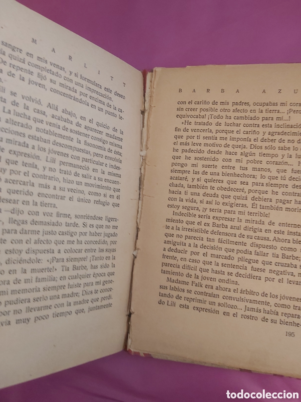 Libros antiguos: BARBA AZUL E. MARLITT MARINELA 1922 - Foto 5