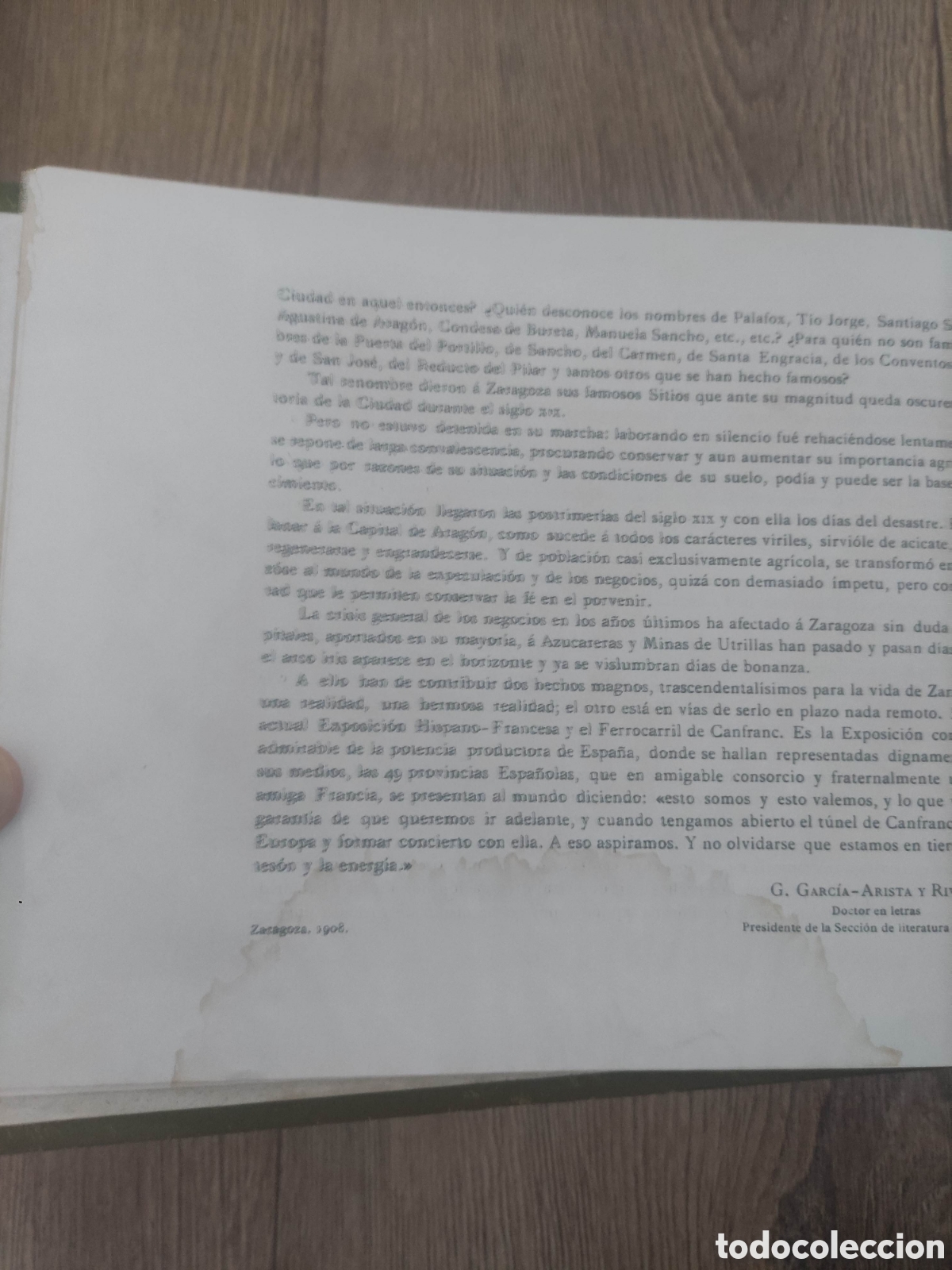 Libros antiguos: Zaragoza art&iacute;stica e industrial - Foto 2