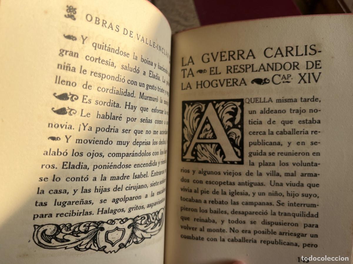 Libros antiguos: Valle-Incl&aacute;n, Ram&oacute;n del.- El resplandor de la hoguera - Foto 5