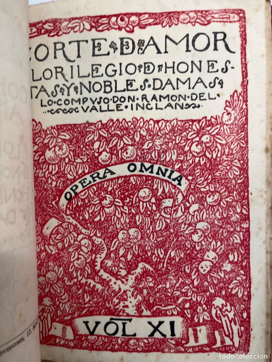 Libros antiguos: Valle-Incl&aacute;n, Ram&oacute;n del.- Corte de amor (ed. 1922) - Foto 3