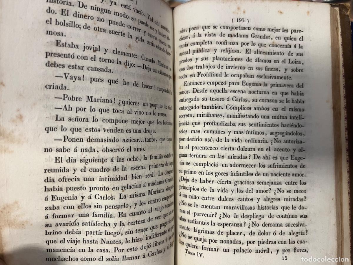 Libros antiguos: Balzac, Honore de.-Eugenia Grandet ( ed. 1844) - Foto 3