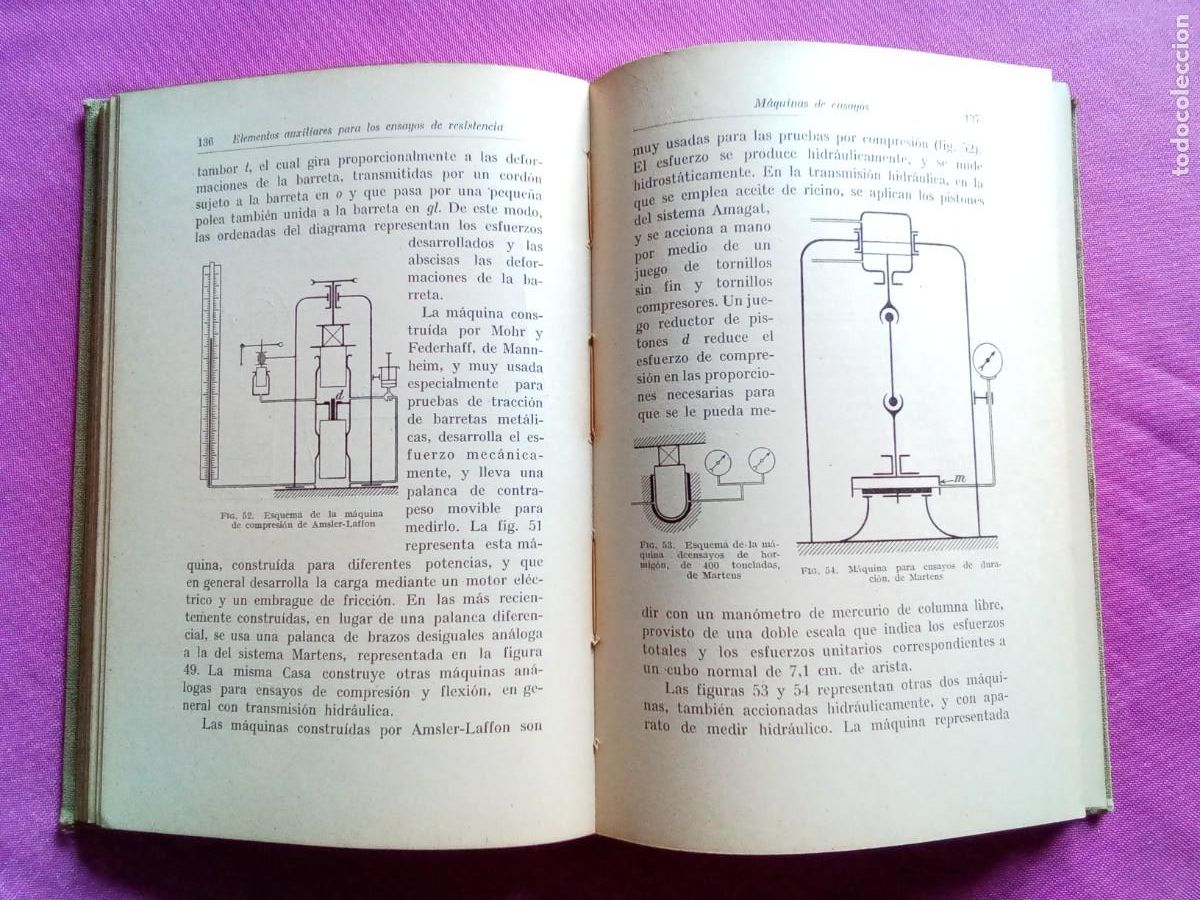 Libros antiguos: ENSAYOS DE MATERIALES.Prof.K.MEMMLER.LABOR .E P 2 3 - Foto 4